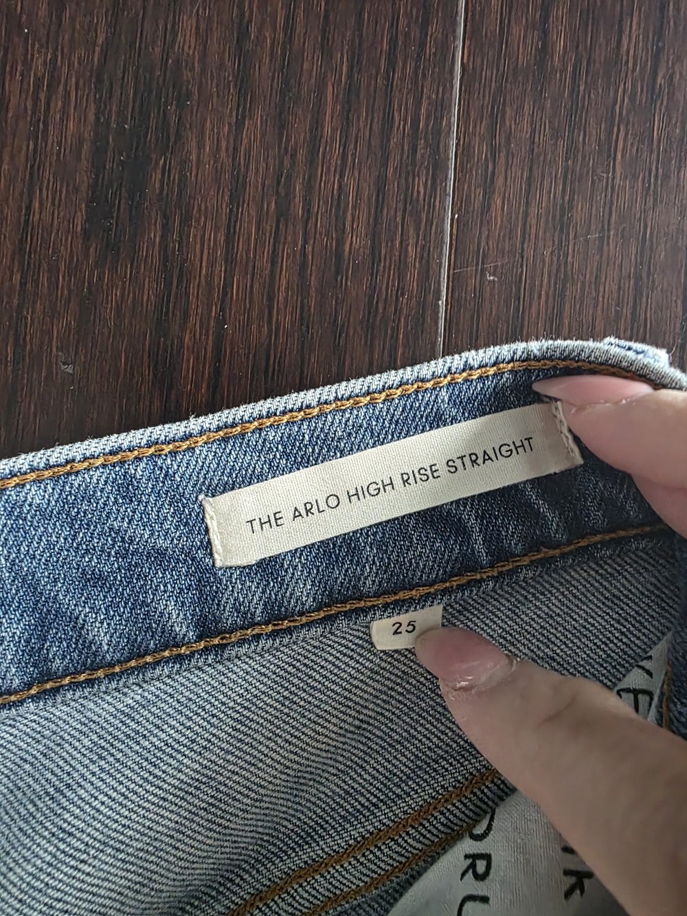 Denim Forum Arlo High Rise Cropped Jeans - Light Blue - Picture 4 of 9